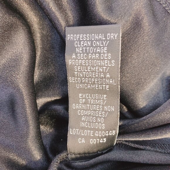 NWT David Meister Black, Turquoise, & Blue Snake Print Dress Size 14 - Picture 8 of 8